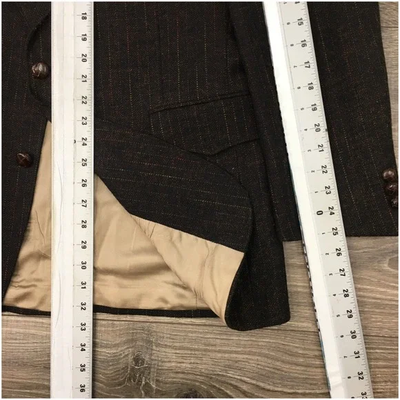 VINTAGE Mens Western Blazer Sport Coat Casual Jacket Size 44L Two Button Suit